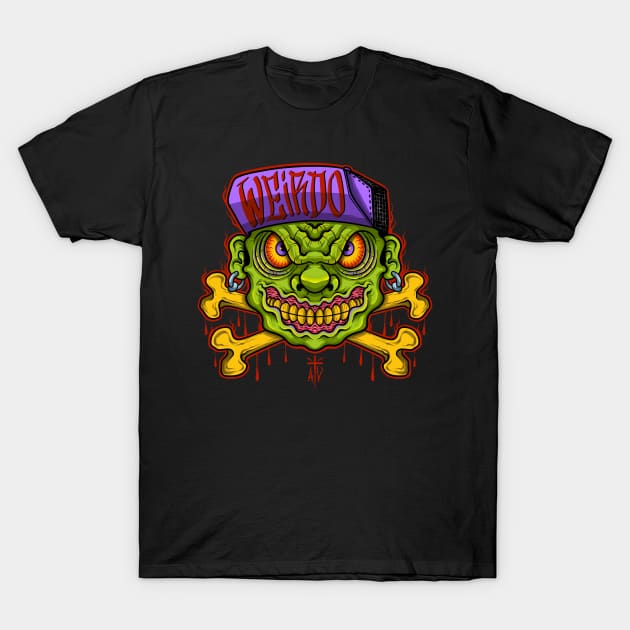 Weirdo monster T-Shirt by Il villano lowbrow art